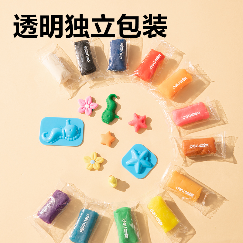 尊龙凯时YC248-12彩泥套装玩具(红)(桶)